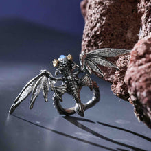 Load image into Gallery viewer, Skeleton Spider Ring. Gift for Him. Handmade Ring. 925Silver Ring. Skull Ring.