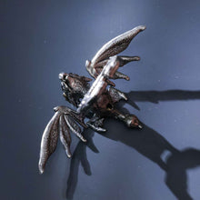 Load image into Gallery viewer, Skeleton Spider Ring. Gift for Him. Handmade Ring. 925Silver Ring. Skull Ring.