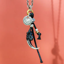 Load image into Gallery viewer, Eagle&#39;s talon Pendant. Sterling Silver Necklace. Handmade Pendant. Gift For Him.