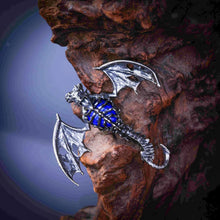 Load image into Gallery viewer, Pterodactyl Pendant. Sterling Silver Pterosaur Necklace. Quetzalcoatlus Necklace