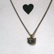 Load image into Gallery viewer, Mythical Beast Pendant. Gift for Him. Handmade Necklace. Sterling Silver Pendant