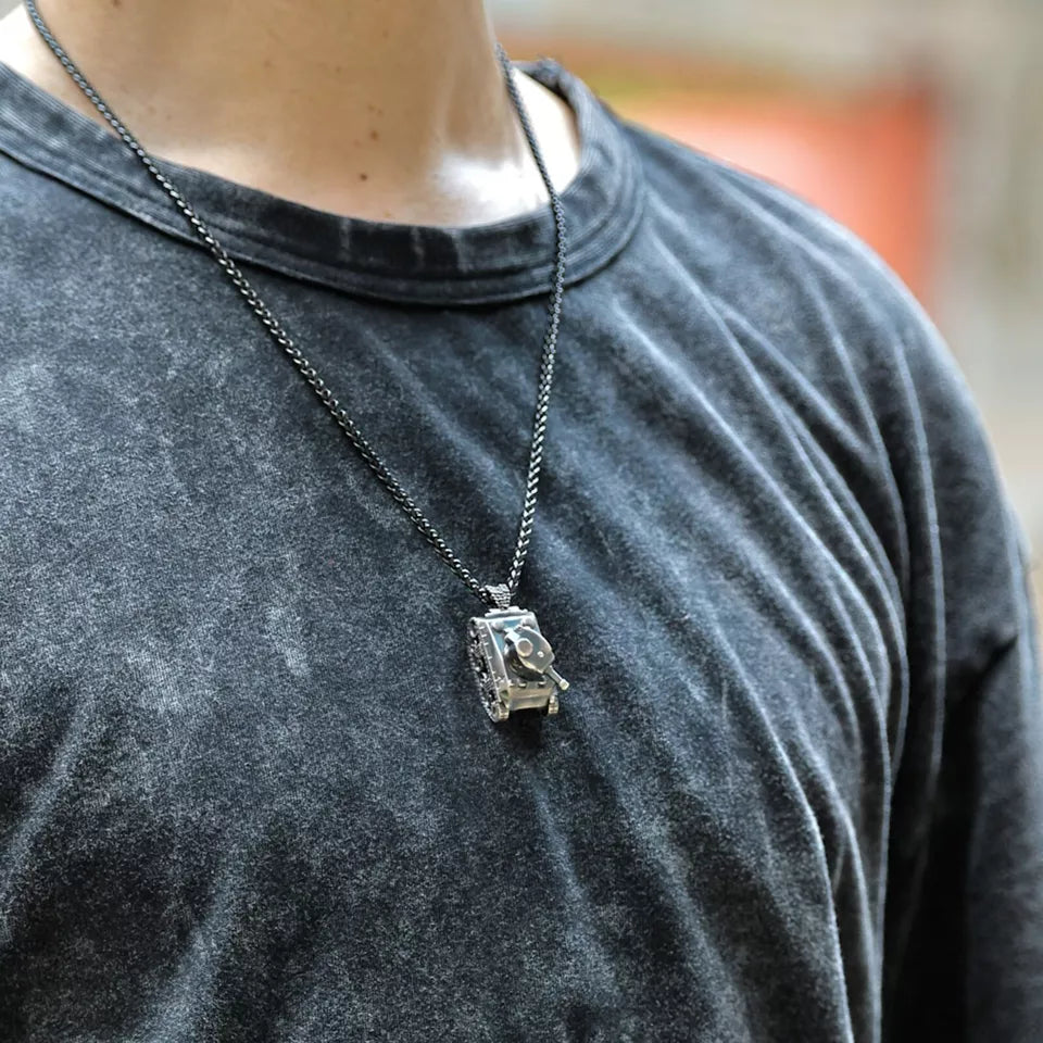 US M4 Sherman Tank Pendant. Cool Gift for Him. M4 Medium Tank Model Necklace.