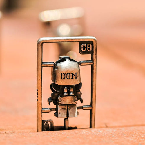 925 Silver Japanese Gundam Pendant. Cool Gift for Him. Handmade Necklace.