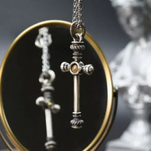 Load image into Gallery viewer, 925 silver pendant. God&#39;s eye pendant, Handmade necklace, Fine Jewelry.