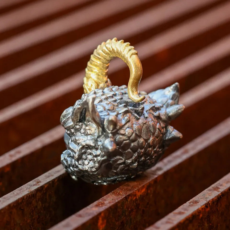 Mythical Beast Pendant. Gift for Him. Handmade Necklace. Sterling Silver Pendant