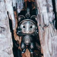 Load image into Gallery viewer, Sterling Silver Hamster Astronaut Pendant, s925 Silver Spacemen Charm