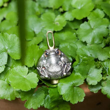 Load image into Gallery viewer, Tiny Frog Pendant. Gifts for Her/Him. Handmade Necklace. Sterling Silver Pendant