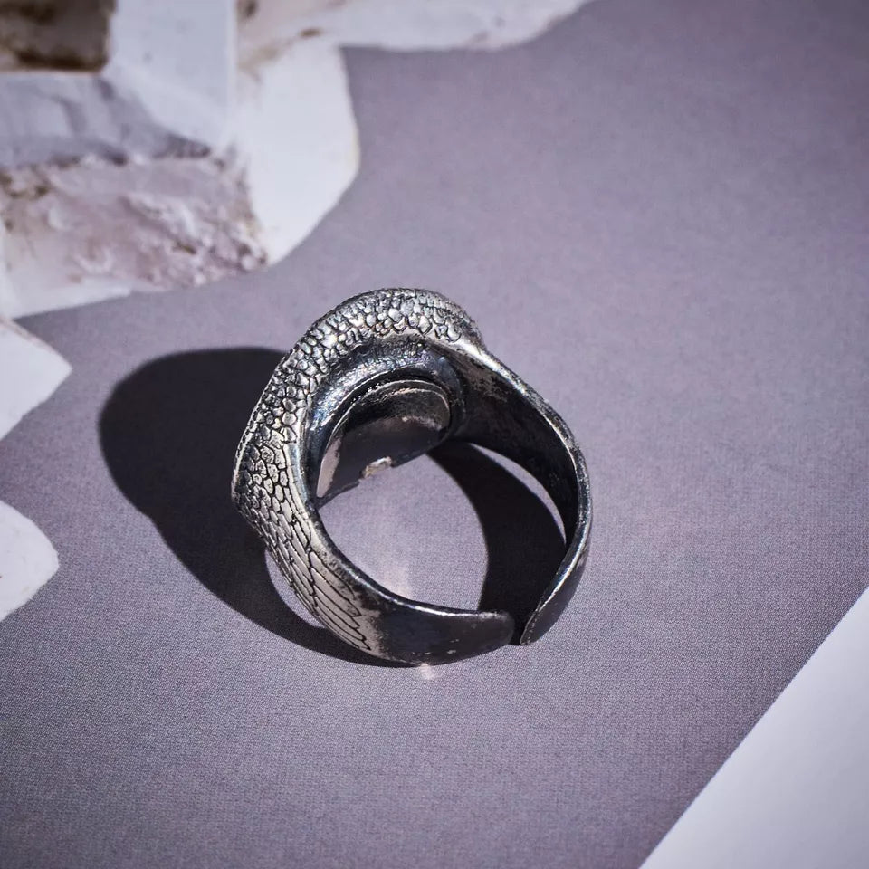 Owl Ring. Gift for Him. Handmade Ring For Men. 925 Silver Ring. Animal Ring.