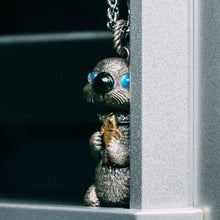 Load image into Gallery viewer, Sea Otter Pendant. 925 silver necklace. Animal Pendant. Handmade necklace.