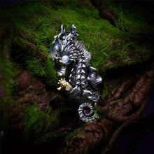 Load image into Gallery viewer, Seahorse Pendant. Gift for Him/Her. Handmade Silver Necklace. Unique Jewelry.