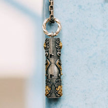 Load image into Gallery viewer, Totem pole Pendant. 925 silver necklace. Handmade necklace, Gifts for him.