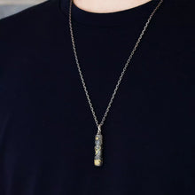 Load image into Gallery viewer, Totem pole Pendant. 925 silver necklace. Handmade necklace, Gifts for him.