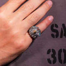 Load image into Gallery viewer, 925 Silver Lion Ring. Cool Gift for Him. Sterling Silver Ring. Handmade Jewelry.