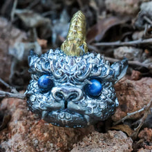 Load image into Gallery viewer, Mythical Beast Pendant. Gift for Him. Handmade Necklace. Sterling Silver Pendant