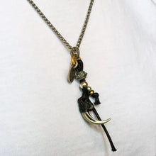 Load image into Gallery viewer, Eagle&#39;s talon Pendant. Sterling Silver Necklace. Handmade Pendant. Gift For Him.