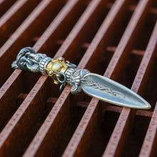 Load image into Gallery viewer, Sacred Instrument Pendant. Gift for Him. Handmade Necklace. Fidget Item.