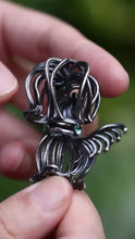 Load image into Gallery viewer, Messy Little Dog Pendant. Gifts for Him. Handmade Necklace. Unique Jewelry.