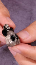 Load image into Gallery viewer, Panda Bear Pendant. Gifts for Him/Her. Handmade Necklace. Silver Pendant.